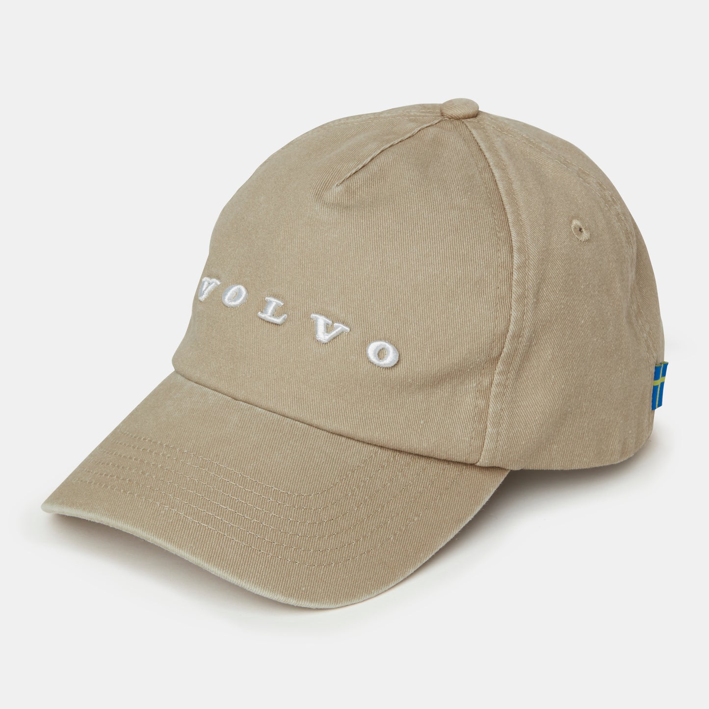 VOLVO GEWASCHENE TWILL-CAP, BEIGE