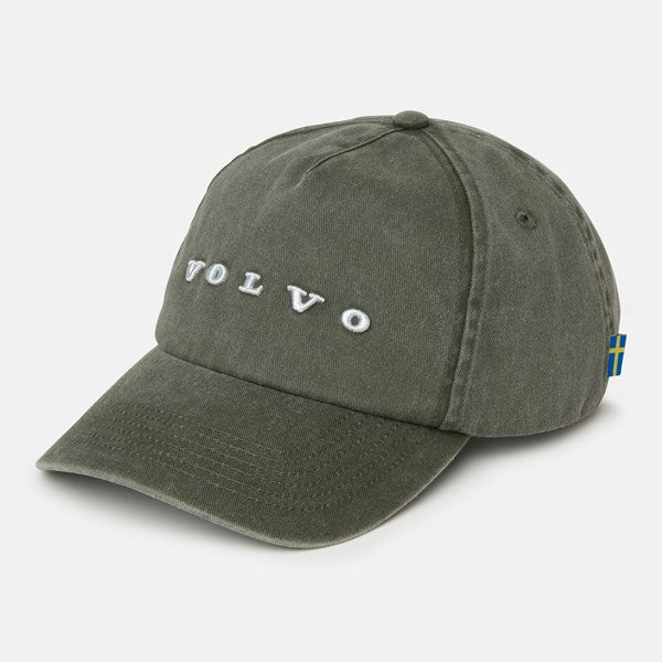VOLVO GEWASCHENE TWILL-CAP, grau