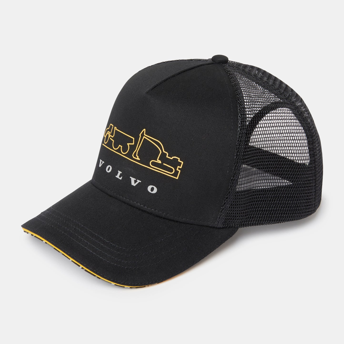 VOLVO CONSTRUCTION MESH CAP SCHWARZ